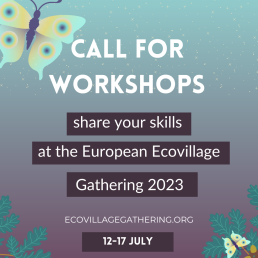Call for workshops